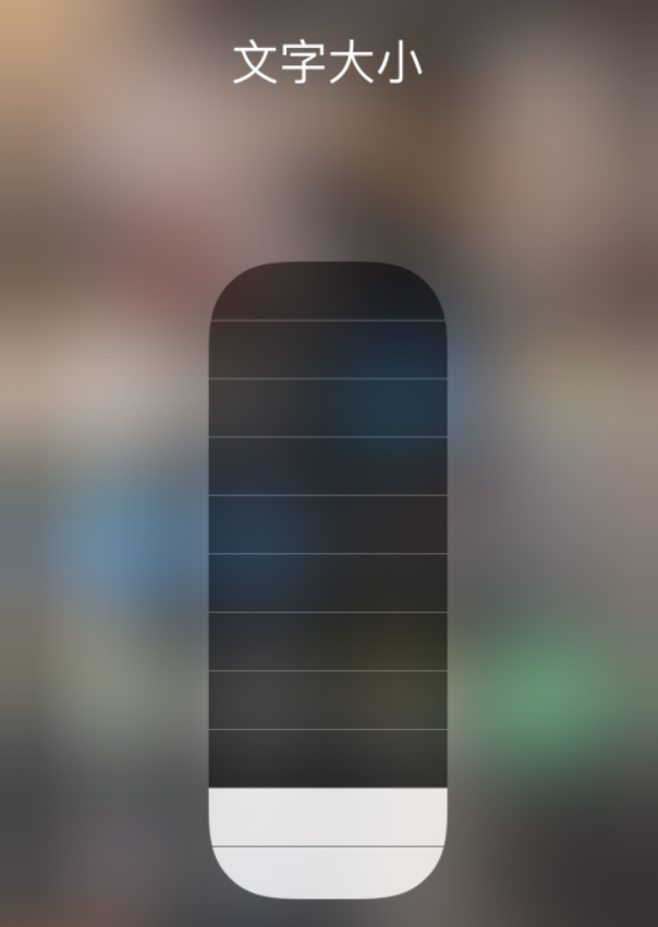 西市苹果手机维修分享小技巧：在 iPhone 控制中心快速调节字体大小 