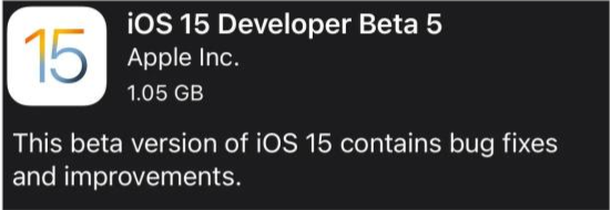 西市苹果手机维修分享如何升级到iOS15.0 beta5 